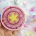 Anime Variety Sakura Magic Array Vòng đồng hành Hộp Hộp Cận thị Kính áp tròng Hộp Chà Hộp đôi - Kính râm