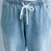 [清 濯] eo đàn hồi, bàn chân nhỏ, quần jean, quần hậu cung, rửa sạch và đánh bóng quần jean nữ ống suông hàn quốc Quần jean