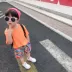 Quần áo trẻ em Komori có độ co giãn cao kẹo màu áo thun mùa hè mới cho nam thời trang trẻ em hoang dã tay ngắn - Áo thun