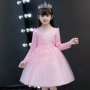 Cô gái mùa thu 2019 trẻ em mới ăn mặc cô gái nhỏ nước ngoài trong quần áo trẻ em lớn váy công chúa - Váy váy cho bé gái 1 tuổi