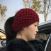 Mùa thu và mùa đông mới dệt kim len ấm áp ban nhạc tóc headband phụ kiện tóc Earmuffs mũ mũ Phụ kiện tóc