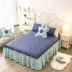 Bông giường bông loại váy giường bao gồm đơn mảnh bông dày chống bụi giường bảo vệ bao gồm 1,8 m 2.0m tờ