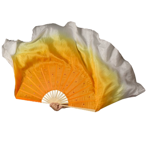 Поклонник танца - это действительно фанат танцев на шелке и рост фанатов Jiazhou Yangge Fan Orange Fan Classical Dance Clase Style Square Fan