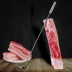 Móc thịt bằng thép không gỉ với nĩa dày kéo dài Móc thịt xông khói dùng để om thức ăn nấu chín Nĩa thịt móc đơn và móc đôi hình chữ T