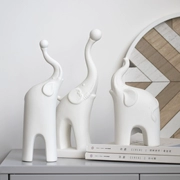 Đơn giản theo phong cách châu Âu sáng tạo gốm sứ thủ công động vật voi trang trí phòng khách trang trí trang trí nhà hiện đại