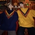 Leman Jin Jun oversizec áo len đôi phiên bản Hàn Quốc của thương hiệu thủy triều tròn cổ áo len màu tương phản áo len cặp đôi Cặp đôi áo len