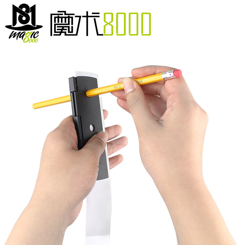 8000 Magic Pen wear three -hole pencil wear credits shuttle Coin magic props
