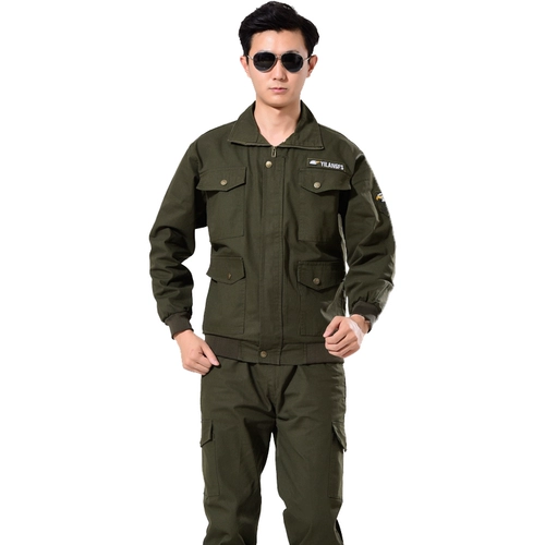 Демисезонный хлопковый износостойкий комбинезон, защита от ожогов