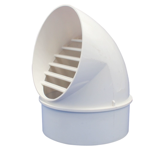Вентиляционный вентилятор ПВХ встроенный внешний розетка для дождевой шляпы -воздухоистонный воздушный воздушный воздушный воздушный