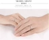 Phiên bản Hàn Quốc của trang sức nhẫn bạc nhẫn nhẫn nam và nữ mẫu đôi đan xen tình yêu mở miệng nhẫn trang sức - Nhẫn nhẫn lông đuôi voi Nhẫn