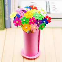 Nút hoa DIY làm cánh hoa không dệt không dệt vá trẻ em sáng tạo vật liệu thủ công hoa không dệt đồ dùng tự tạo mầm non