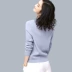 Áo len mới mùa thu 2017 áo len nữ màu rộng, áo len dài tay - Áo len cổ chữ V