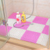 Bath mat mat vệ sinh phòng tắm khảm thảm tắm tắm lát thấm mat phòng tắm PVC - Thảm sàn xốp nền nhà Thảm sàn