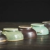 Bozo xem bộ ấm trà gốm sứ Nhật Bản bộ cốc Kim Hoa đơn giản chiếc cốc Kung Fu màu vàng cốc - Trà sứ