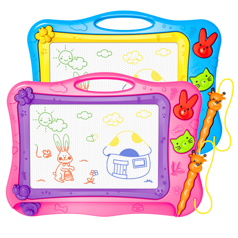 儿童画板彩色磁性写字板宝宝磁力画写板绘画涂鸦小朋友画画板玩具