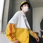 Ins siêu áo khoác bé trai gió chic chic phiên bản Hàn Quốc của xu hướng áo khoác thể thao hip hop lỏng lẻo mùa xuân và mùa thu