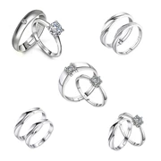 Lễ cưới, nhẫn kim cương, nhẫn cưới, nhẫn đôi, mô phỏng, một đôi nam nữ, lễ cưới, trao đổi đạo cụ, nhẫn