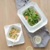 Bắc âu phong cách tối giản gốm hình học tấm bát bít tết mì ống súp gạo salad bát dao kéo bộ
