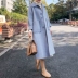 Áo khoác len nữ Hepburn gió dài phần 2019 thu đông 2018 phiên bản áo len nữ phổ biến mới của Hàn Quốc - Áo Hàn Quốc Áo Hàn Quốc