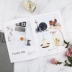 Hình ảnh đạo cụ thực vật tiếng Anh cuốn sách thực phẩm chụp nền vải in trang trí con lắc thẻ trang trí nhiếp ảnh - Trang trí nội thất