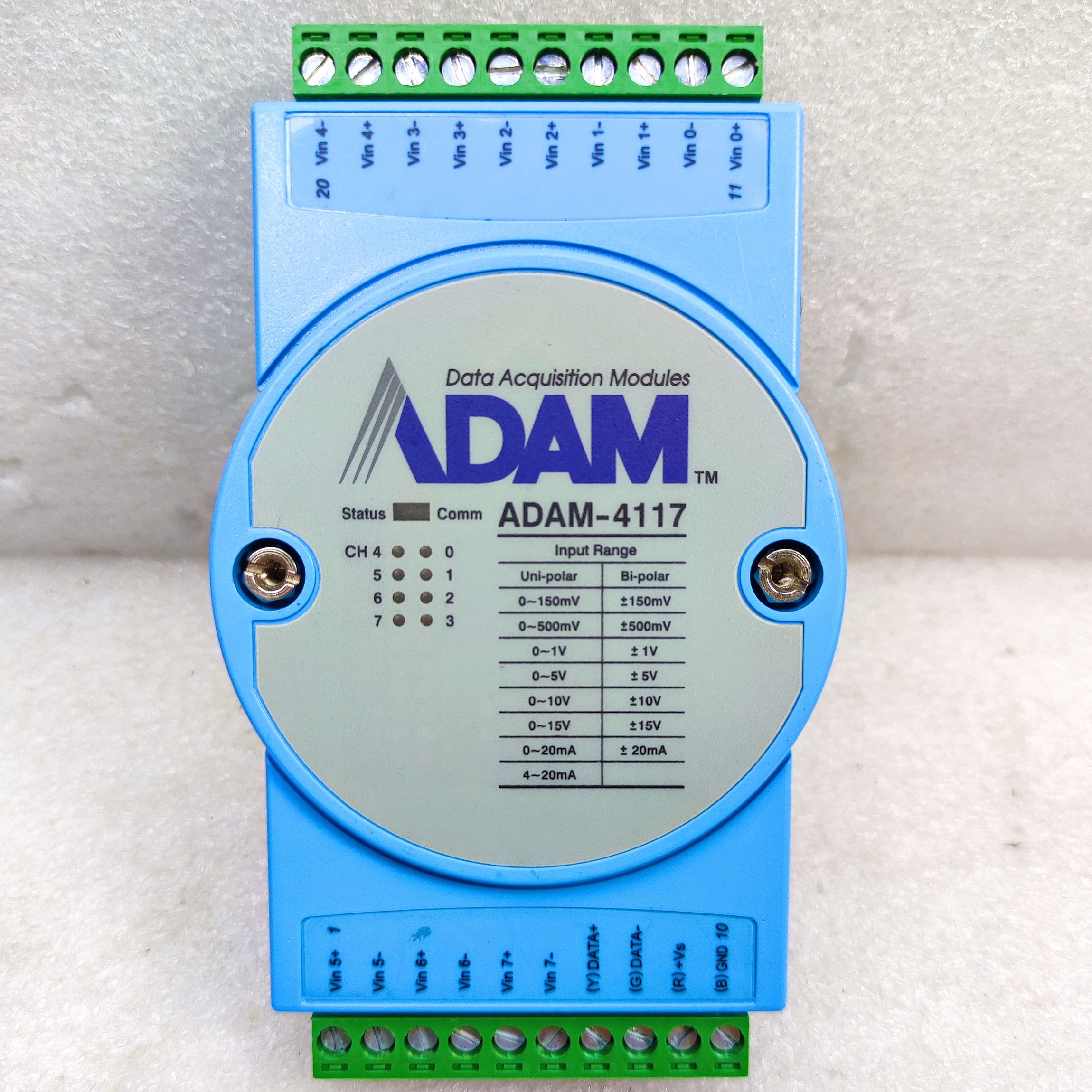 研华ADAM-4117模拟量数据采集模块代替ADAM-4017+有质保RS485通讯-淘宝网