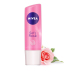 Nivea lip balm rose red 4.8 gam giữ ẩm dưỡng ẩm không màu sinh viên chống khô sửa chữa chăm sóc môi son dưỡng hồng môi Điều trị môi