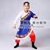 Dân tộc thiểu số mới Mông Cổ Tây Tạng biểu diễn múa trang phục robe nam trung niên phù hợp với người lớn đồng cỏ Trang phục dân tộc