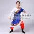 Dân tộc thiểu số mới Mông Cổ Tây Tạng biểu diễn múa trang phục robe nam trung niên phù hợp với người lớn đồng cỏ