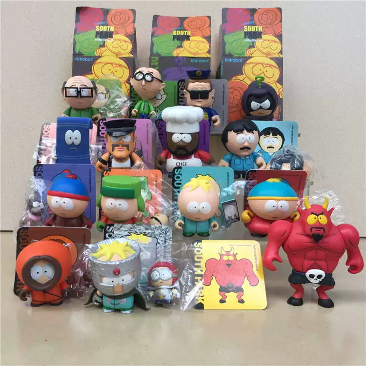 Виниловая фигурка (Kidrobot) Southern Park 1-го поколения — Paradise Park / Fatty Kenny, ПВХ 6–7 см