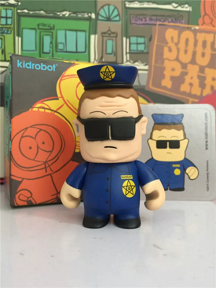 Виниловая фигурка (Kidrobot) Southern Park 1-го поколения — Paradise Park / Fatty Kenny, ПВХ 6–7 см