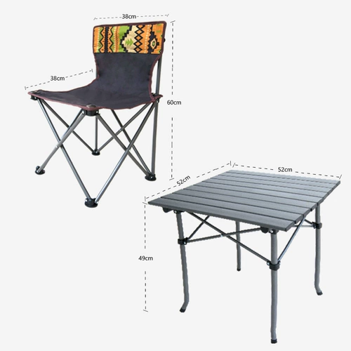 Складной Ультрамен Тига, дорожный портативный металлический комплект для кемпинга, алюминиевый сплав