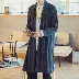 Trung quốc phong cách dài thiền của nam giới retro áo bông cardigan coat kích thước lớn áo choàng người đàn ông lỏng lẻo của áo gió mùa thu