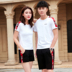 Mùa hè thể thao phù hợp với nam giới kích thước lớn cotton couple casual thể thao ngắn tay quần short hai mảnh của phụ nữ chạy quần áo bộ adidas nam Thể thao sau