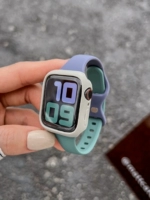 Лаванда+сосновый лес зеленый+силиконовая серая раковина [1 выстрел 2 ремня]