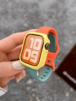 Коралл+сосновый лес зеленый+силиконовая желтая раковина [1 выстрел и 2 ремня]