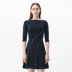 Ports  Ports may mới của phụ nữ Váy đầm chữ A ngắn tay dài tay YSA8N001RWE005 - A-Line Váy