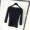 2018 Hàn Quốc phiên bản của đầu mùa thu mới bó sát cổ áo len áo len bảy điểm tay áo chất lượng băng lụa T-Shirt nữ đáy áo triều áo phông rộng