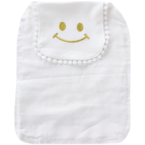 Летнее хлопковое марлевое детское брендовое полотенце от пота, хлопковый марлевый шарф, с вышивкой