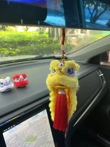 Lion Youth Edition Wake -Up Lion, Cai Cai Caiqi Mirror Lion Ship Black Console Office Art Office Office Art Gifts