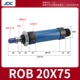 Kích thước lỗ khoan xi lanh thủy lực mini dòng RO ROB/ROA/ROC20