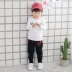 Quần bó sát bé trai 2019 xuân mới trẻ em mặc quần ren giản dị cho bé quần dài Hàn Quốc - Quần Quần