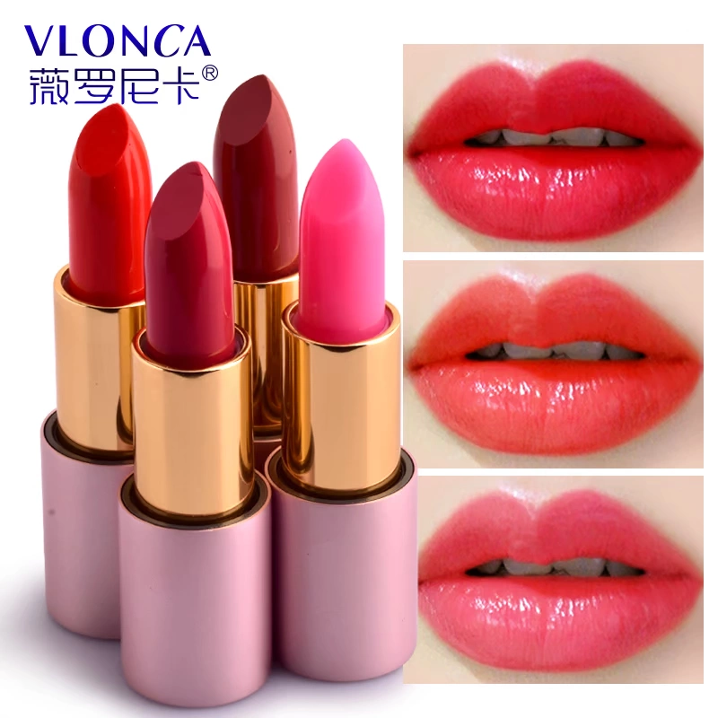 Veronica Rose Essential Oil Son môi Dưỡng ẩm lâu dài Dưỡng ẩm Không đánh dấu Chén không dính Student Net Red Lipstick - Son môi