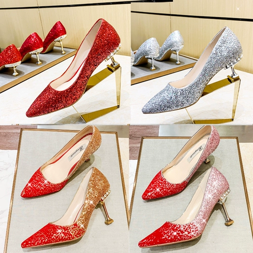 Свадебные туфли на высоком каблуке, обувь для невесты, для подружки невесты