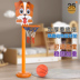 Hộp bắn bóng rổ trẻ em theo phong cách hoạt hình trong nhà, giá bóng rổ trong nhà Boys 2-3 tuổi 6 đồ chơi bóng trẻ em đồ chơi bóng rổ mini Bóng rổ