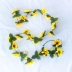 Mô phỏng 26 hoa hướng dương nhỏ bằng nhựa giả hoa lá xanh lá cây nho mặt trời hoa điều hòa không khí trang trí cây xanh - Hoa nhân tạo / Cây / Trái cây Hoa nhân tạo / Cây / Trái cây
