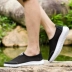 2018 mới mùa hè cũ Bắc Kinh giày vải giày của nam giới giày lưới đen thoáng khí một bàn đạp giày thường dép đáy mềm giày