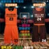 Single-layer hai mặt đồng phục bóng rổ tùy chỉnh nhóm mua chàng trai và cô gái trò chơi bóng rổ thể thao đào tạo vest DIY in ấn 	lưới bóng rổ sodex Bóng rổ