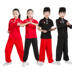 Quần áo biểu diễn võ thuật quần áo tập thể dục Tai Chi quần áo dài tay cotton học sinh tiểu học và trung học cơ sở Kung Fu Quần áo biểu diễn phong cách Trung Quốc - Trang phục đầm công chúa tutu Trang phục