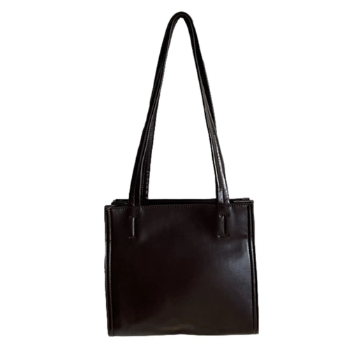 Весенняя летняя вместительная и большая ретро универсальная сумка на одно плечо, в корейском стиле, премиум класс, в западном стиле