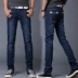 Của nam giới ánh sáng màu jeans nam mùa xuân và mùa hè phần mỏng thẳng lỏng kích thước lớn trung niên của nam giới thường quần dài siêu mỏng style vintage nam Cao bồi